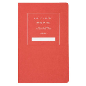 Public Supply Notebooks - 5 colors