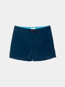 Our Board Shorts in Navy are the perfect hybrid casual choice for the beach and the street.