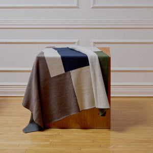 Merino Wool Color Field Blanket